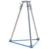 Lashing strap, 2-part, with ratchet | Strap width: 35,00 mm | Tensile force/daN 1000 / 2000 | Length 8.00 m